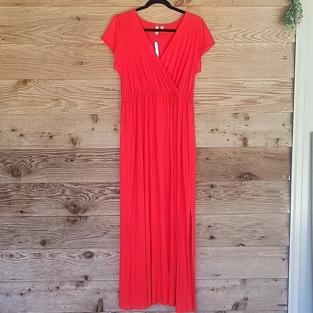 NWT ASOS Design Red Maxi Dress Size 10